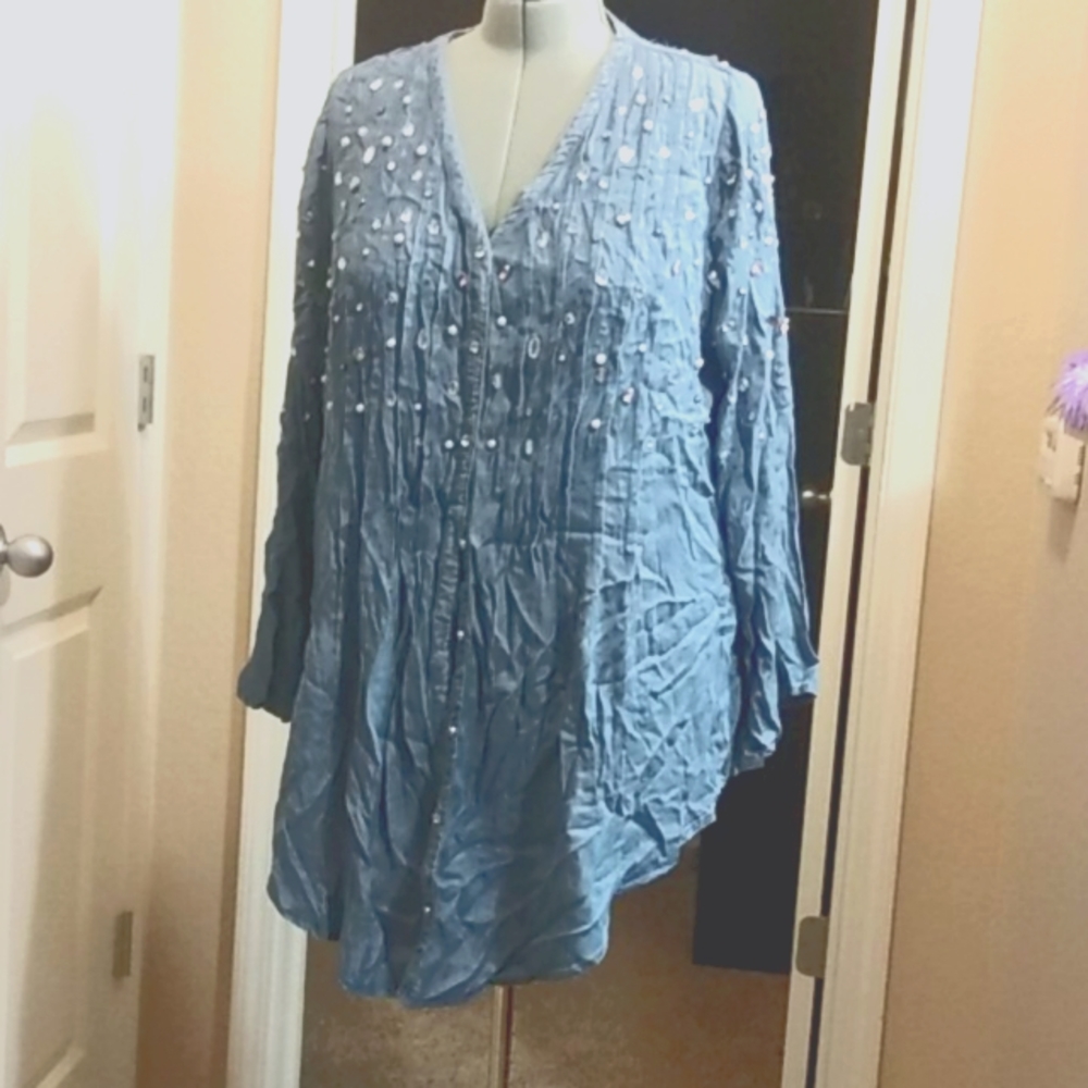 Glam Jean button down